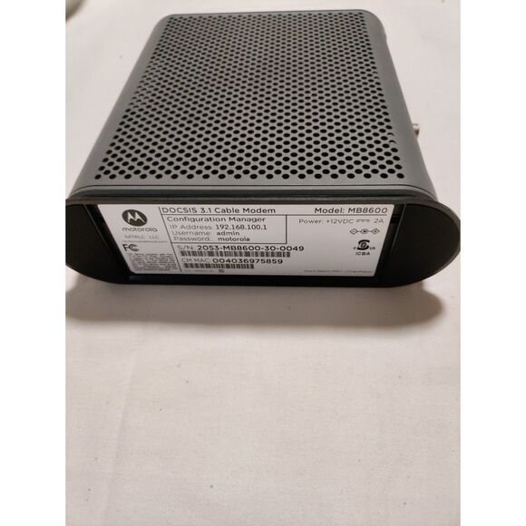 Motorola Cable Modem MB8600 - Picture 5 of 5
